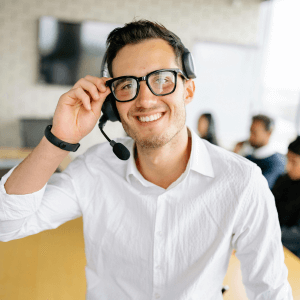 Operatore di call center compresso